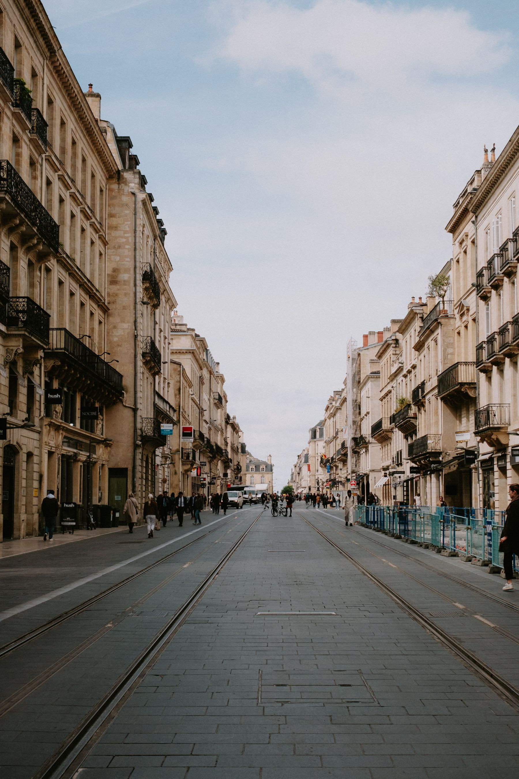 A residential street in Bordeaux